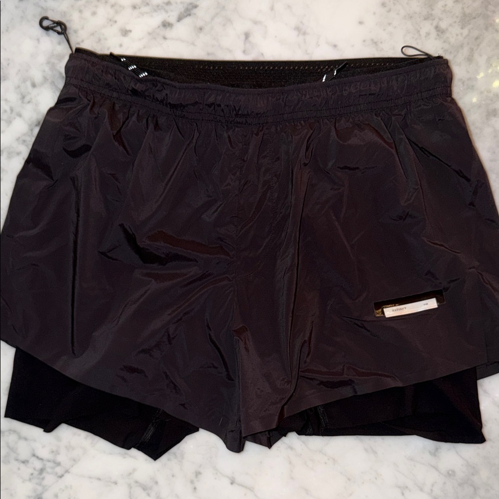 Satisfy Black Athletic Men's Shorts